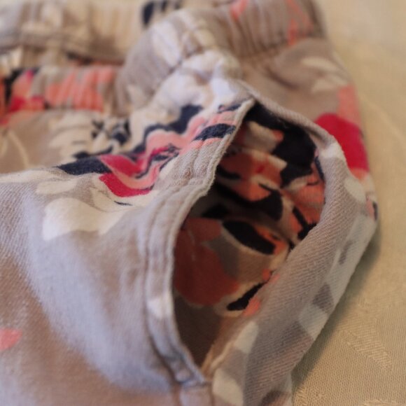 New Directions Intimates Cotton Flannel Floral Drawstring Lounge Pants XL 2 pair - Picture 6 of 16